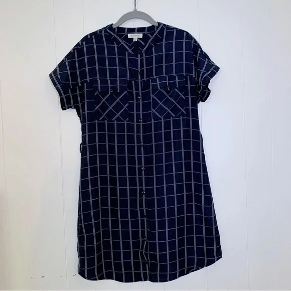 monteau navy blue dress Monteau Juniors Trendy Plus Size Faux Wrap Dress Navy 2X